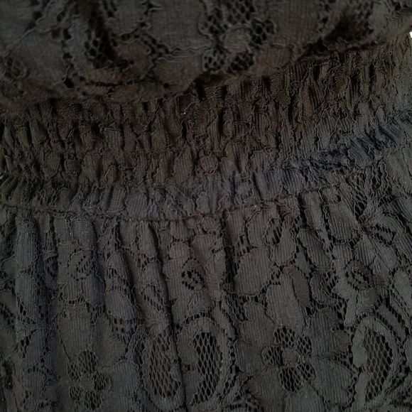 Guess Black Lace Strapless Dress - Picture 5 of 6